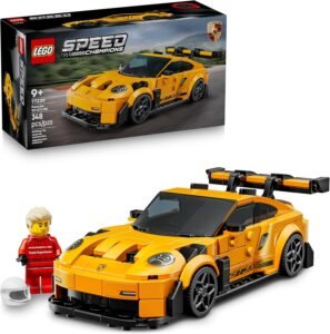 LEGO Speed Champions Porsche 911 GT3 RS LEGO Speed Champions Porsche 911 GT3 RS Super Car Toy - Model Kit & Pretend Play Toy for Boys & Girls, Ages 9+ - Sports Car Building Set for Kids & Racing Fans - Gift Idea for Birthdays - 77239