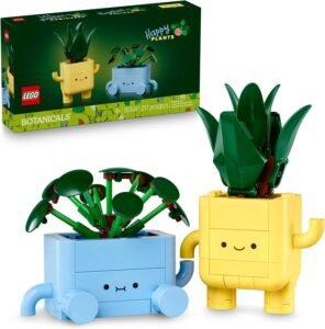 LEGO Botanicals Happy Plants Building Toys - Bedroom or Dorm Room Decor for Girls, Boys, & Adults, Desk or Shelf Display - Stocking Stuffers & Gift for Christmas - 10349