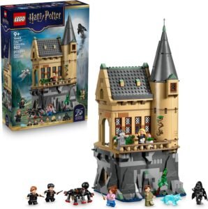 LEGO Harry Potter Hogwarts Castle: Hospital Wing Building Toy for Girls & Boys - Pretend Play Set for Kids, Ages 9+ - W/7 Minifigures & Wolf Patronus Toy Figure - Gift Idea for Birthdays - 76463