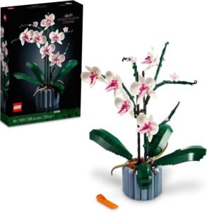 LEGO Botanicals Orchid - Artificial, Fake Indoor Flowers Building Set for Home, Kitchen, Desk Decoration, Adults Ages 18+ - Gift for Birthdays - 10311