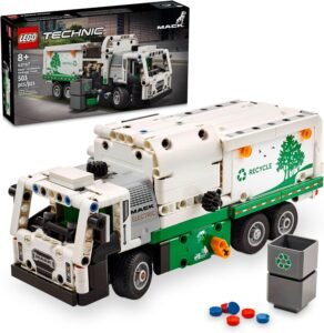 LEGO Technic Mack LR Electric Garbage Truck Toy, Buildable Kids Truck for Pretend Play, Great Gift for Boys, Girls and Kids Ages 8 and Up who Love Recycling Toys and Vehicles, 42167