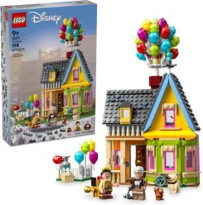 LEGO Disney and Pixar ‘Up’ House, Classic Disney Celebration Building Toy Set for Kids and Movie Fans Ages 9 and Up, A Fun Gift for Fans and Anyone Who Loves Creative Play, 43217