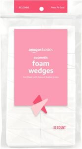 32-Pack Makeup Foam Wedges by Amazon Basics Amazon Basics Cosmetic Foam Wedges For Makeup, 32 Count