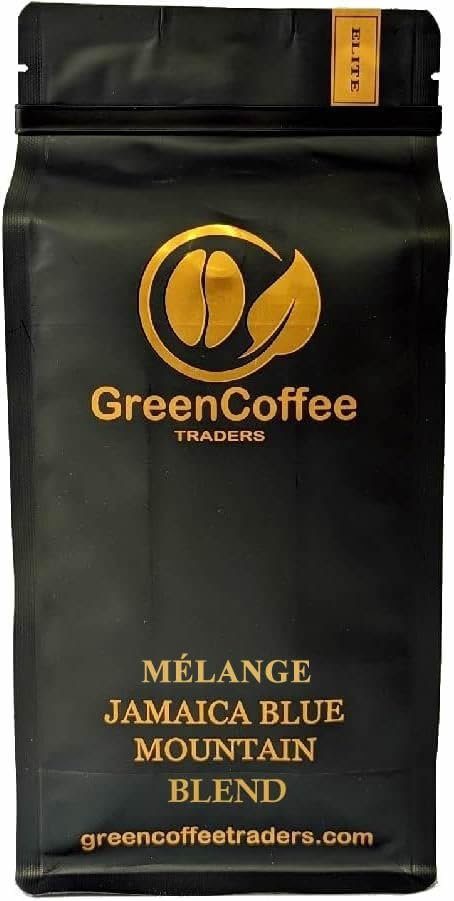 Green Coffee Traders 1LB. Jamaica Blue Mountain Blend Roasted Coffee, 1 LB Bag