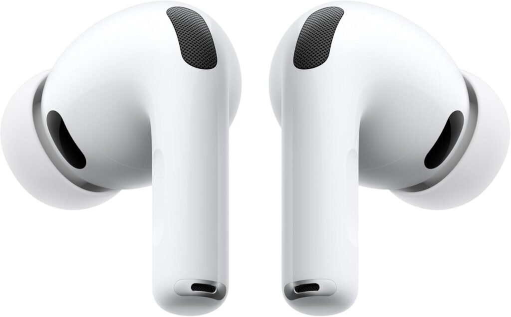 Apple AirPods Pro 3 Wireless Earbuds, Active Noise Cancellation, Live Translation, Heart Rate Sensing, Hearing Aid Feature, Bluetooth Headphones, Spatial Audio, High-Fidelity Sound, USB-C Charging