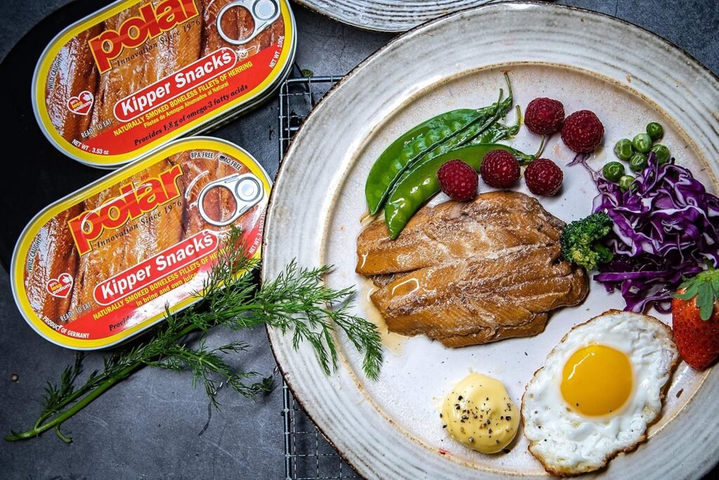 MW Polar Herring, Kipper Snacks, 3.53-Ounce (Pack of 12), 90% Less Sodium, Ready to Eat Canned Fish, Good Source of Vitamin D, Naturally Wood Smoked, No Artificial Flavors or Ingredients