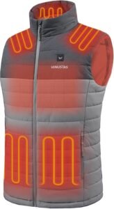 Venustas Men's Heated Vest: 20H Warmth + Battery Venustas Men's Heated Vest with Battery, Up to 20 Hours of Warmth, Winter Quilted Vest for Outdoor
