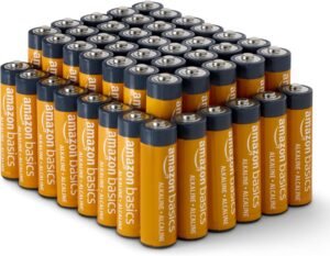 Amazon Basics 48-Pack AA Alkaline High-Performance Batteries, 1.5 Volt, 10-Year Shelf Life
