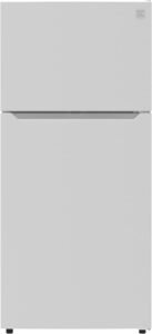 Kenmore 30" Top Mount Refrigerator with Freezer - Adjustable Shelving, Humidity-Controlled Crispers, LED Lighting, ENERGY STAR Certified, Garage Ready, 18.1 cu. ft. Capacity - White