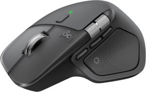 Logitech MX Master 4: Ergonomic Wireless Mouse (USB‑C) Logitech MX Master 4, Ergonomic Wireless Mouse with Advanced Performance Haptic Feedback, Ultra-Fast Scrolling, USB-C Charging, Bluetooth, Windows, MacOS - Graphite