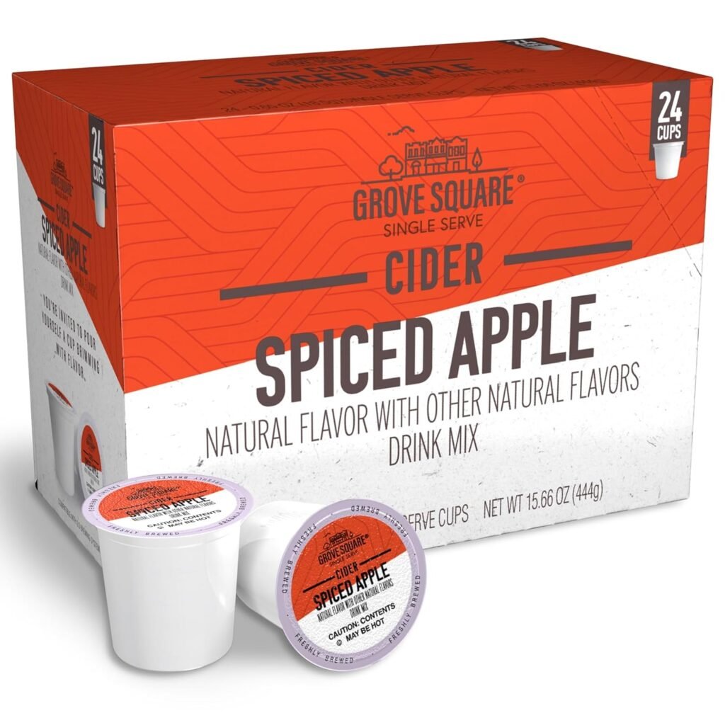Grove Square Cider Pods, Variety Pack, Single Serve (Pack of 24) (Packaging May Vary)