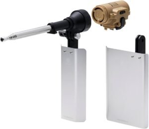 NESTOUT Pump-1 Air Pump for Camping, Modular Outdoor Inflator for NESTOUT Batteries (Sold Separately), Quiet Dual-Speed Brushless Motor, 8 Nozzles for Mattress, Pads & Floats