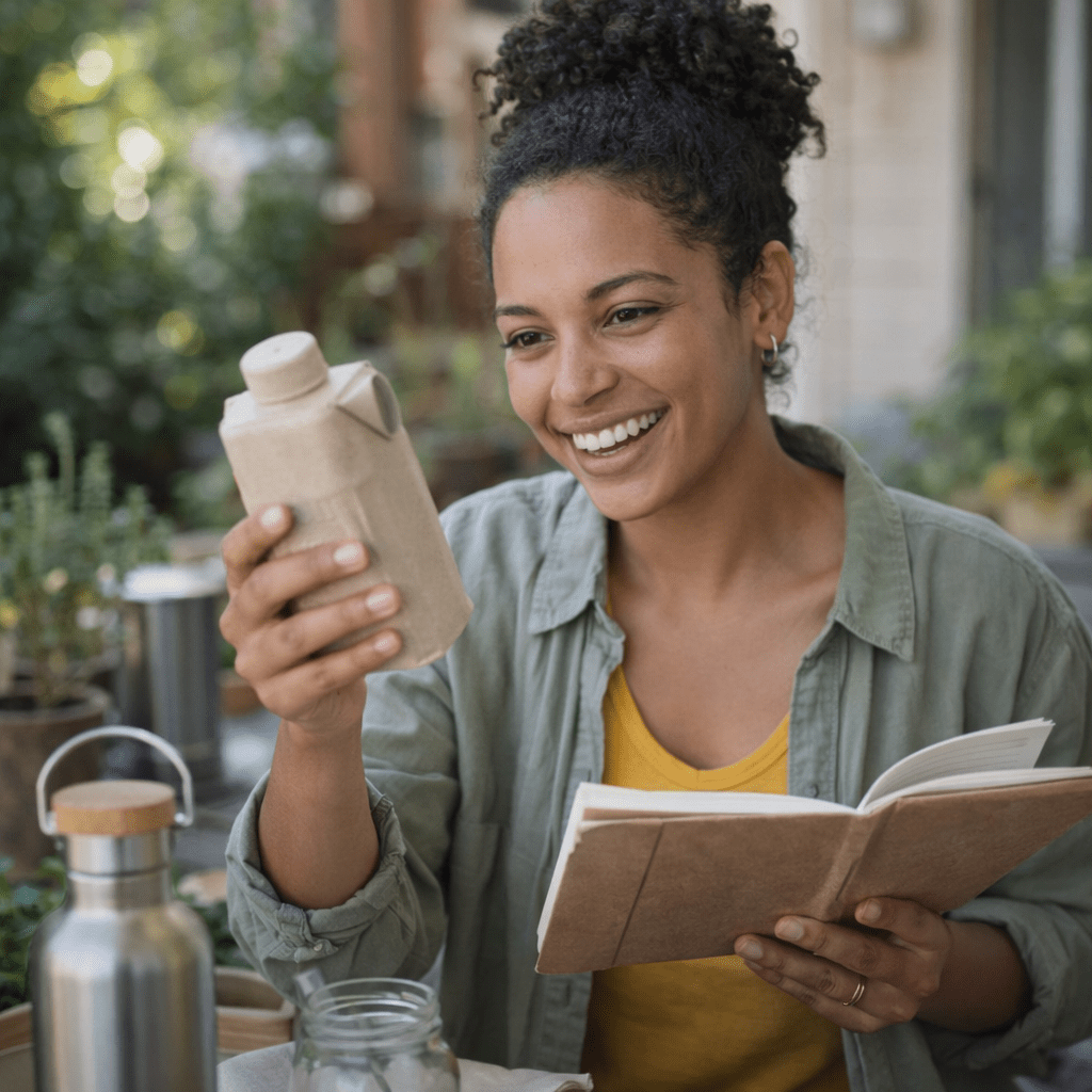 Environmental science grad who checks materials, packaging, and whether “eco” is actually meaningful or just green-colored plastic.