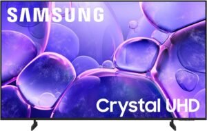 Samsung 43" Crystal UHD 4K Smart TV (2025) with Alexa Samsung 43-Inch Class Crystal UHD U8000F 4K Smart TV (2025 Model) Endless Free Content, Crystal Processor 4K, MetalStream Design, Knox Security, Alexa Built-in