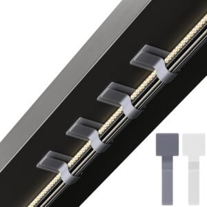 LX IntMfr. Hook and Loop Cable Ties, Self Adhesive Hook and Loop Cable Straps, Sticky-back Cord Organizer, Cable Clip, Household & Office Essentials, 40Pcs per Pack