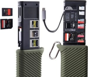 PGYTECH CreateMate USB 3.2 CFexpress A/B Card Reader 10GBps SD Card Reader for Photographer (CFexpress-A, Green)