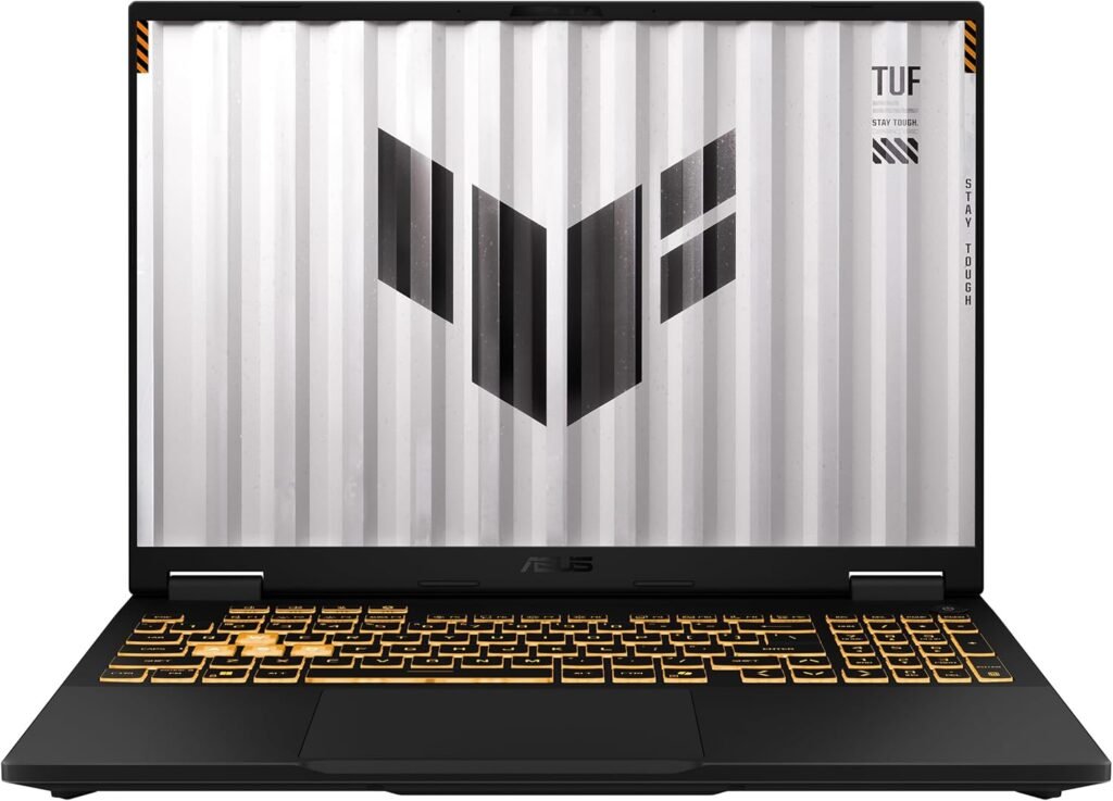 ASUS TUF Gaming F16 (2025) Gaming Laptop, 16” FHD+ 165Hz 16:10 Display, Intel® Core™ i5 Processor 13450HX, NVIDIA® GeForce RTX™ 5050, 16GB DDR5, 512GB PCIe Gen4 SSD, Wi-Fi 6E, Win 11 Home