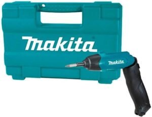 Makita DF001DW 3.6V Lithium-Ion 1/4" Hex Screwdriver Kit, Teal, 3.6V