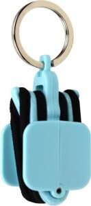 Hair Tie Hub Portable Holder: Stylish Hair Tie Organizer With 3 Bonus Ties